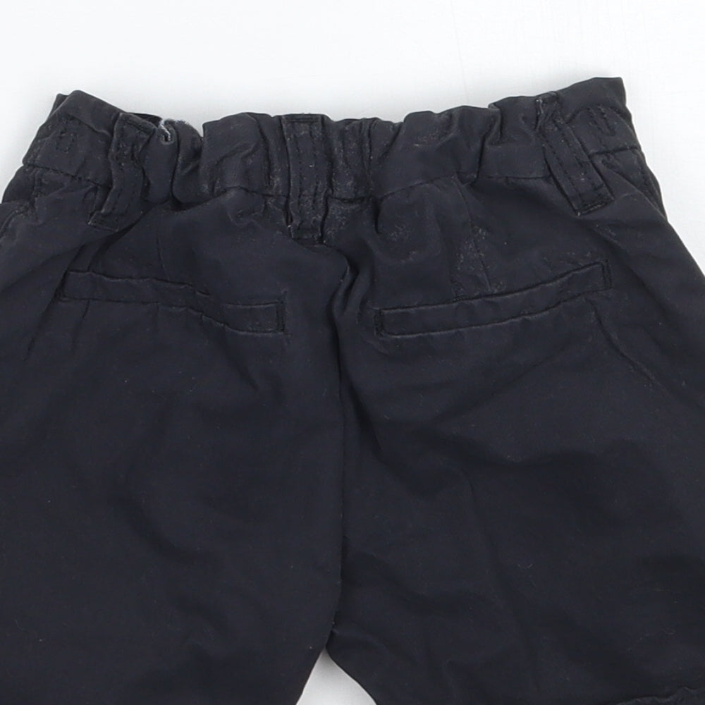 NEXT Boys Black   Chino Shorts Size 4 Years