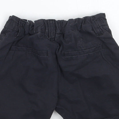 NEXT Boys Black   Chino Shorts Size 4 Years