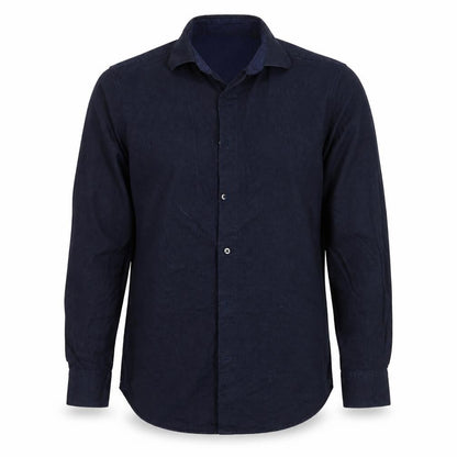 Mens UK Size 15.5 NEXT Blue  Button-Up Long Sleeve Casual Shirt