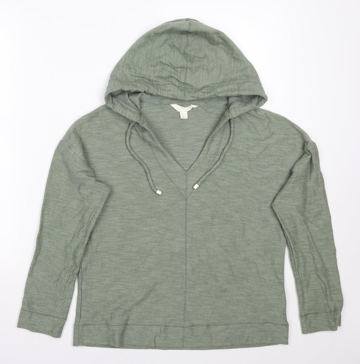 Womens UK Size 8 Marks and Spencer Green Pullover Hoodie