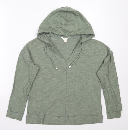 Womens UK Size 8 Marks and Spencer Green Pullover Hoodie
