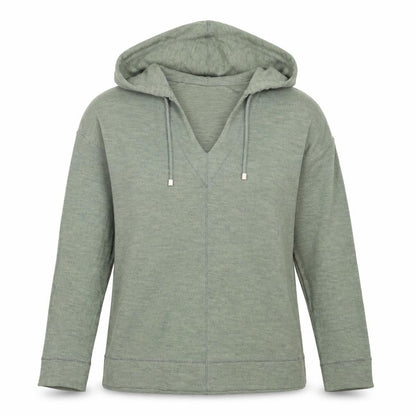 Womens UK Size 8 Marks and Spencer Green Pullover Hoodie