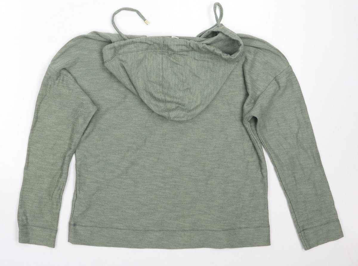 Womens UK Size 8 Marks and Spencer Green Pullover Hoodie