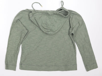 Womens UK Size 8 Marks and Spencer Green Pullover Hoodie