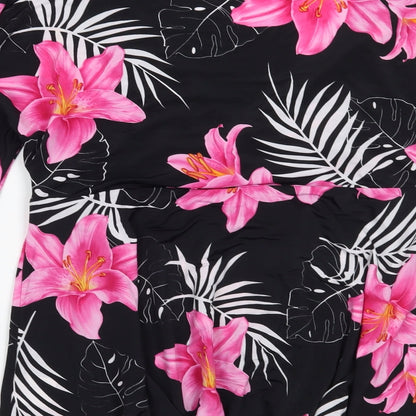 Womens UK Size 12 Preworn Black Basic Blouse