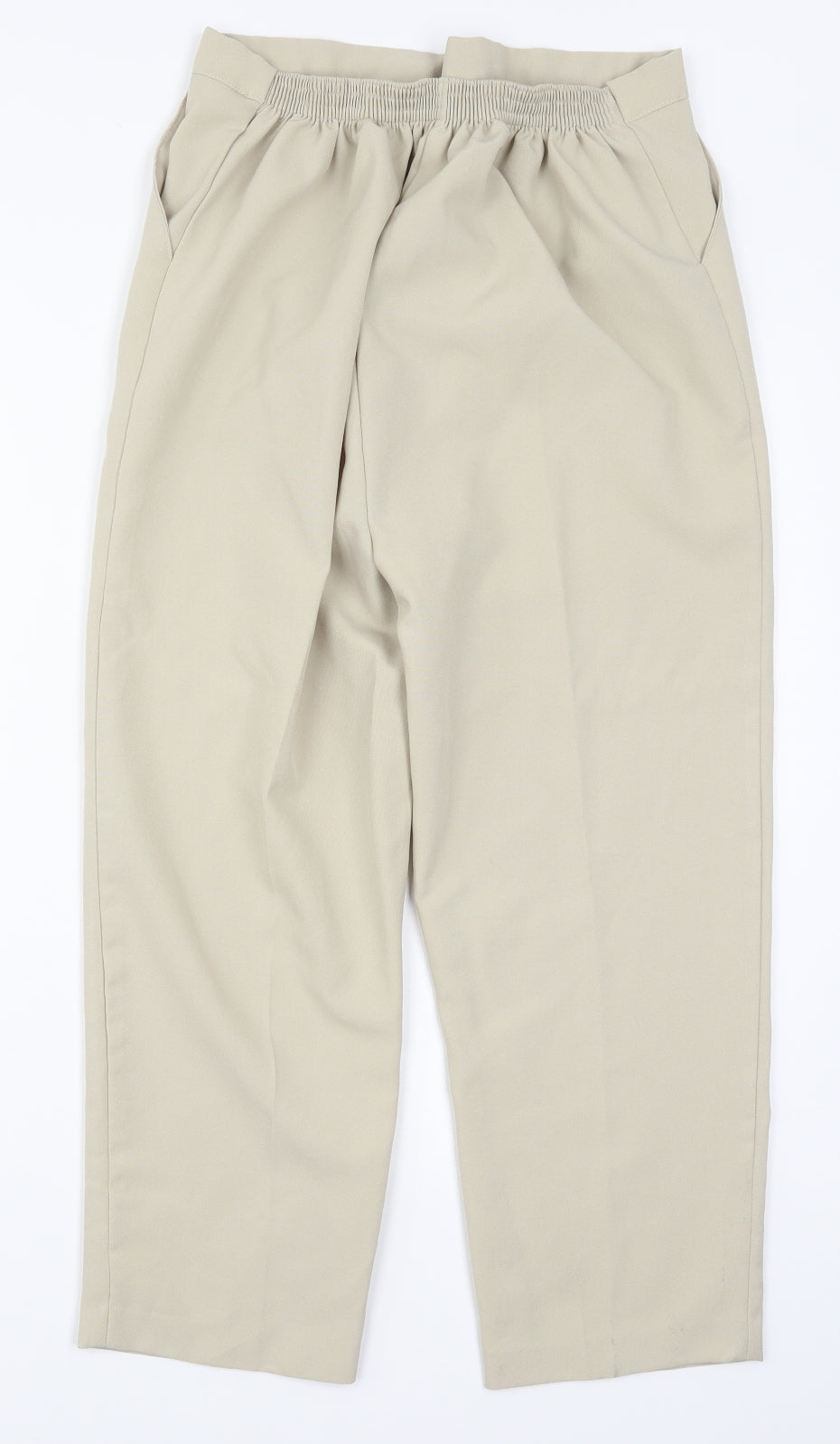Womens UK Size 30 in Preworn Regular Fit  Beige Trousers