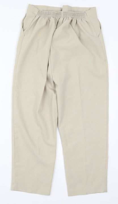 Womens UK Size 30 in Preworn Regular Fit  Beige Trousers