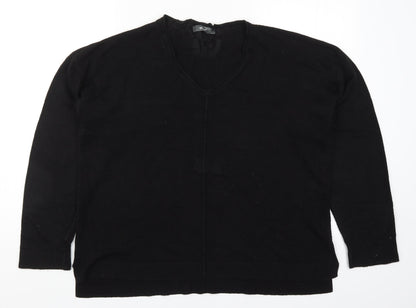 Womens UK Size 20 Studio Black Pullover Jumper