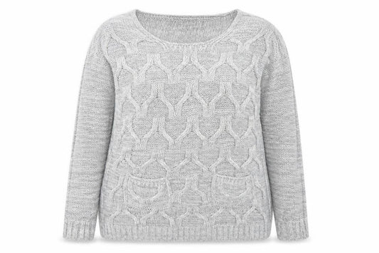 Womens UK Size M Remel Grey Pullover Jumper