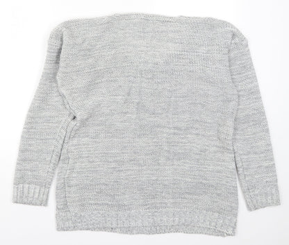 Womens UK Size M Remel Grey Pullover Jumper