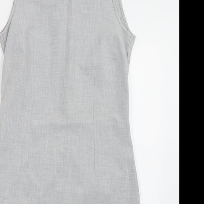 Autreton Womens Grey   T-Shirt Dress  Size 12