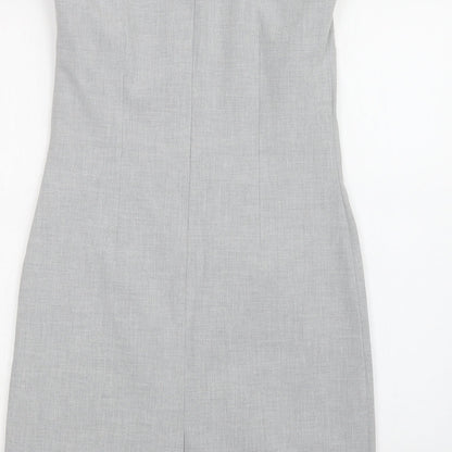 Autreton Womens Grey   T-Shirt Dress  Size 12