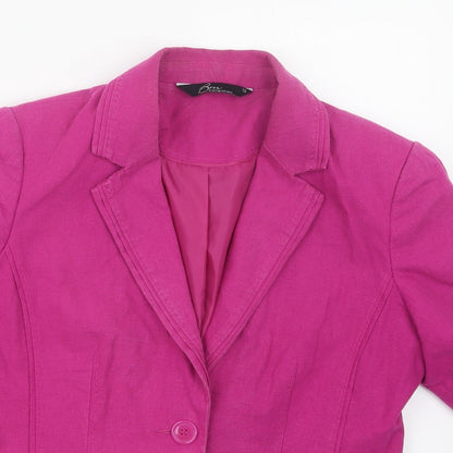 Womens UK Size 12 BM Pink Jacket