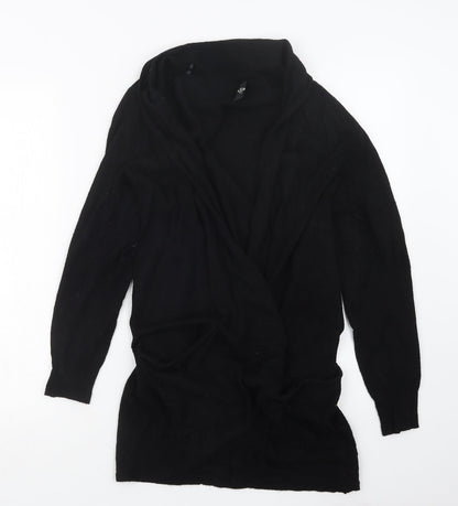 Womens UK Size 14 Preworn Black Cardigan Jumper