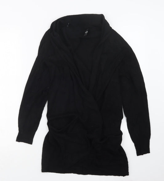 Womens UK Size 14 Preworn Black Cardigan Jumper