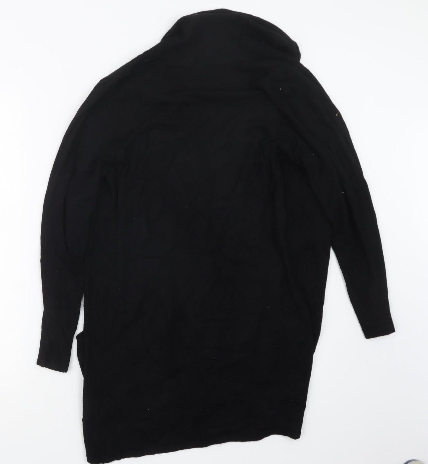Womens UK Size 14 Preworn Black Cardigan Jumper