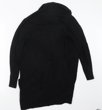 Womens UK Size 14 Preworn Black Cardigan Jumper