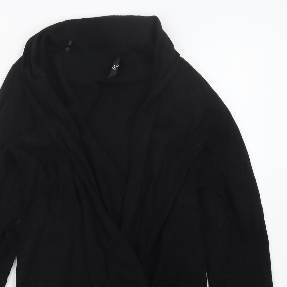 Womens UK Size 14 Preworn Black Cardigan Jumper