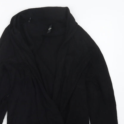 Womens UK Size 14 Preworn Black Cardigan Jumper