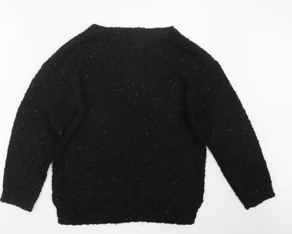 George Womens Black  Knit Pullover Jumper Size 12
