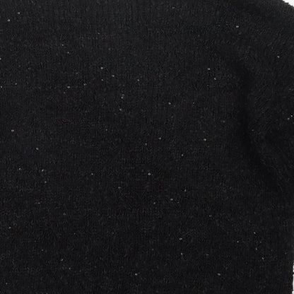George Womens Black  Knit Pullover Jumper Size 12
