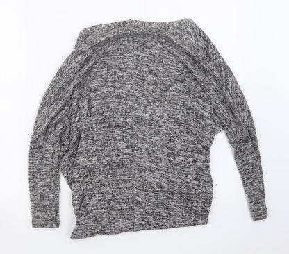 Womens UK Size XS Atmosphere Black Cape Jumper