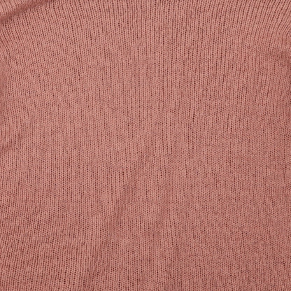 Womens UK Size L New Look Pink Pullover Jumper
