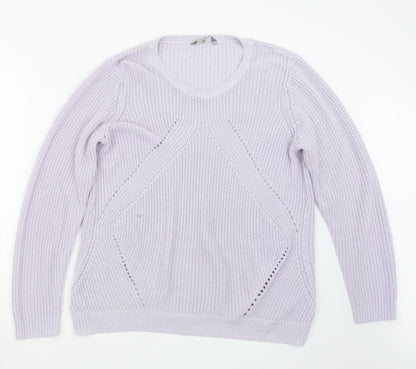 Womens UK Size 18 BHS Purple Pullover Jumper