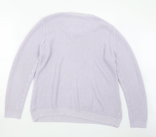 Womens UK Size 18 BHS Purple Pullover Jumper