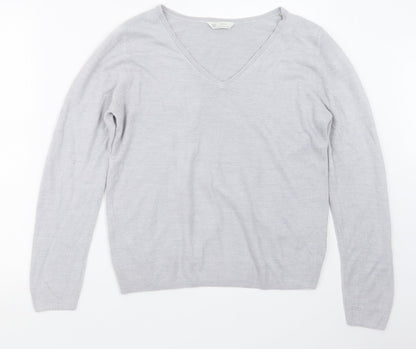 Womens UK Size 16 BHS Grey Pullover Jumper
