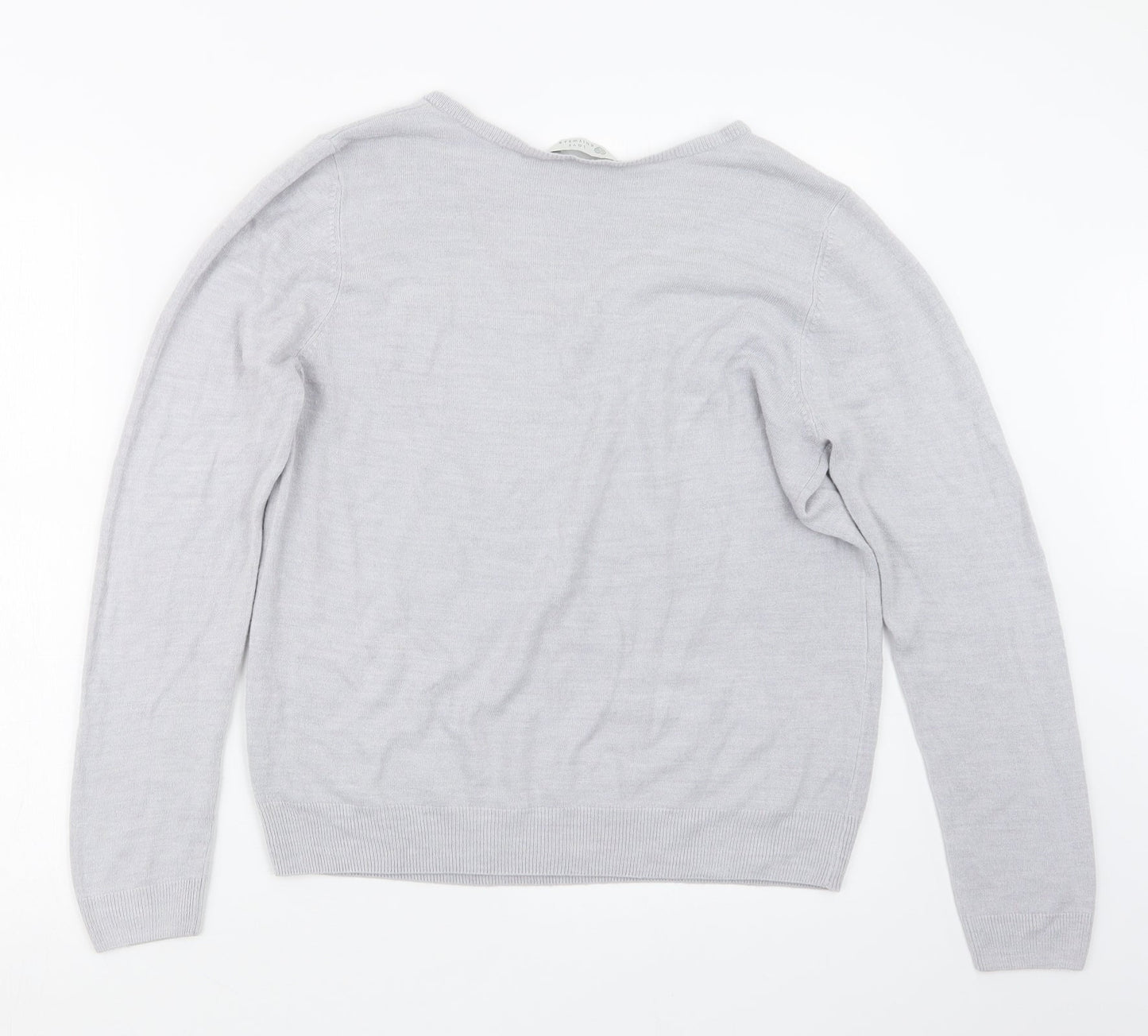 Womens UK Size 16 BHS Grey Pullover Jumper