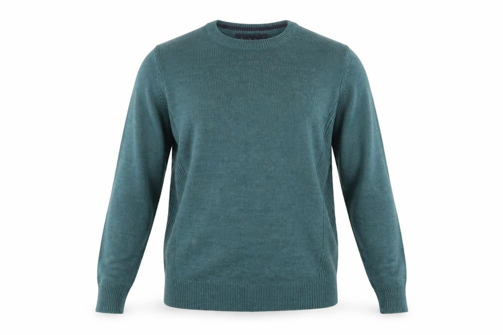 Mens UK Size S EWM Green Pullover Jumper