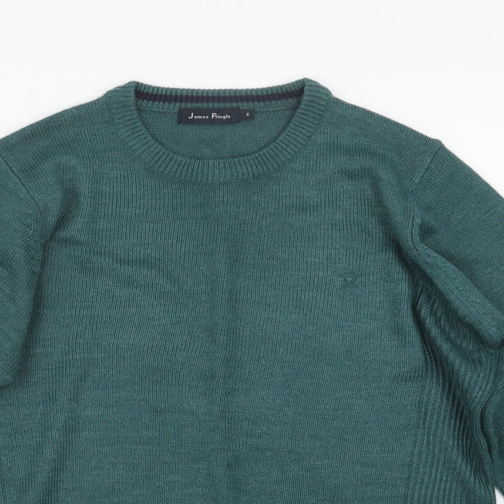 EWM Mens Green  Knit Pullover Jumper Size S