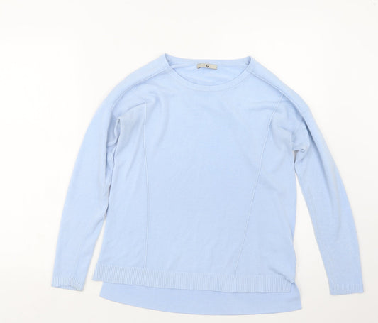 TU Womens Blue  Knit Pullover Jumper Size 8