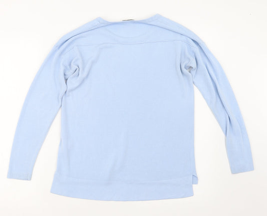 TU Womens Blue  Knit Pullover Jumper Size 8