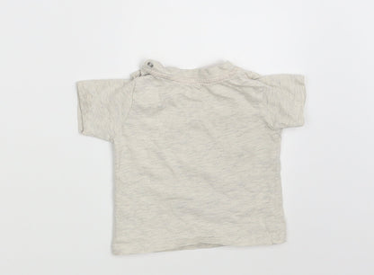 Primark Baby Beige   Basic T-Shirt Size 6-9 Months  - Kool-ala