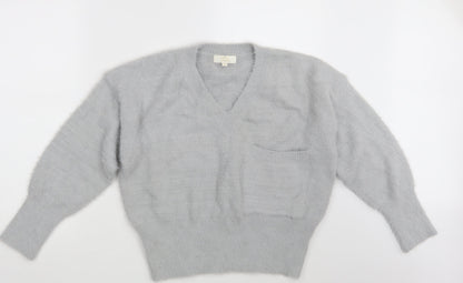 TU Womens Grey   Pullover Jumper One Size