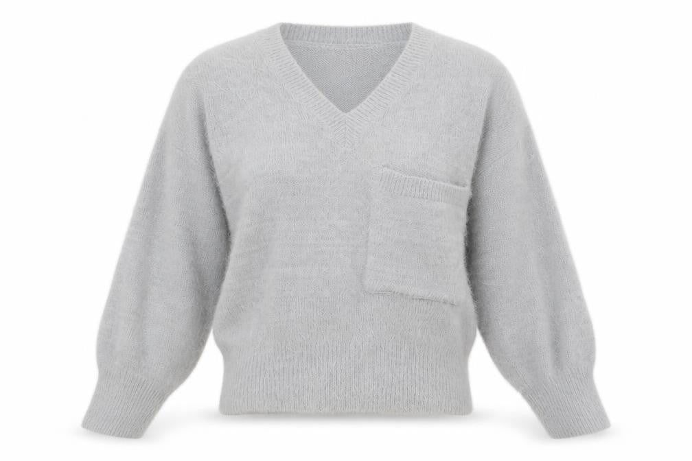 Womens UK Size One Size TU Grey Pullover Jumper