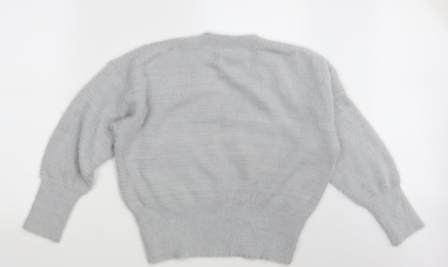 TU Womens Grey   Pullover Jumper One Size