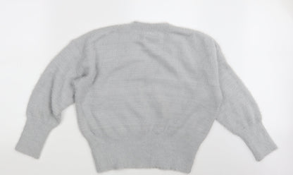 TU Womens Grey   Pullover Jumper One Size
