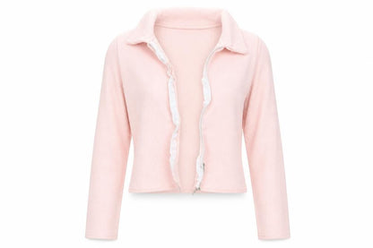 Womens UK Size L Select Pink Full Zip Jumper