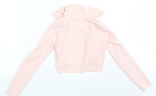 Womens UK Size L Select Pink Full Zip Jumper