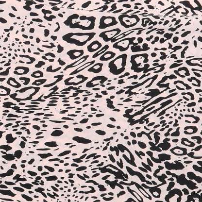 ASOS Womens Pink Animal Print  A-Line Skirt Size 16