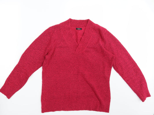 M&C0. Womens Pink   Pullover Jumper Size L
