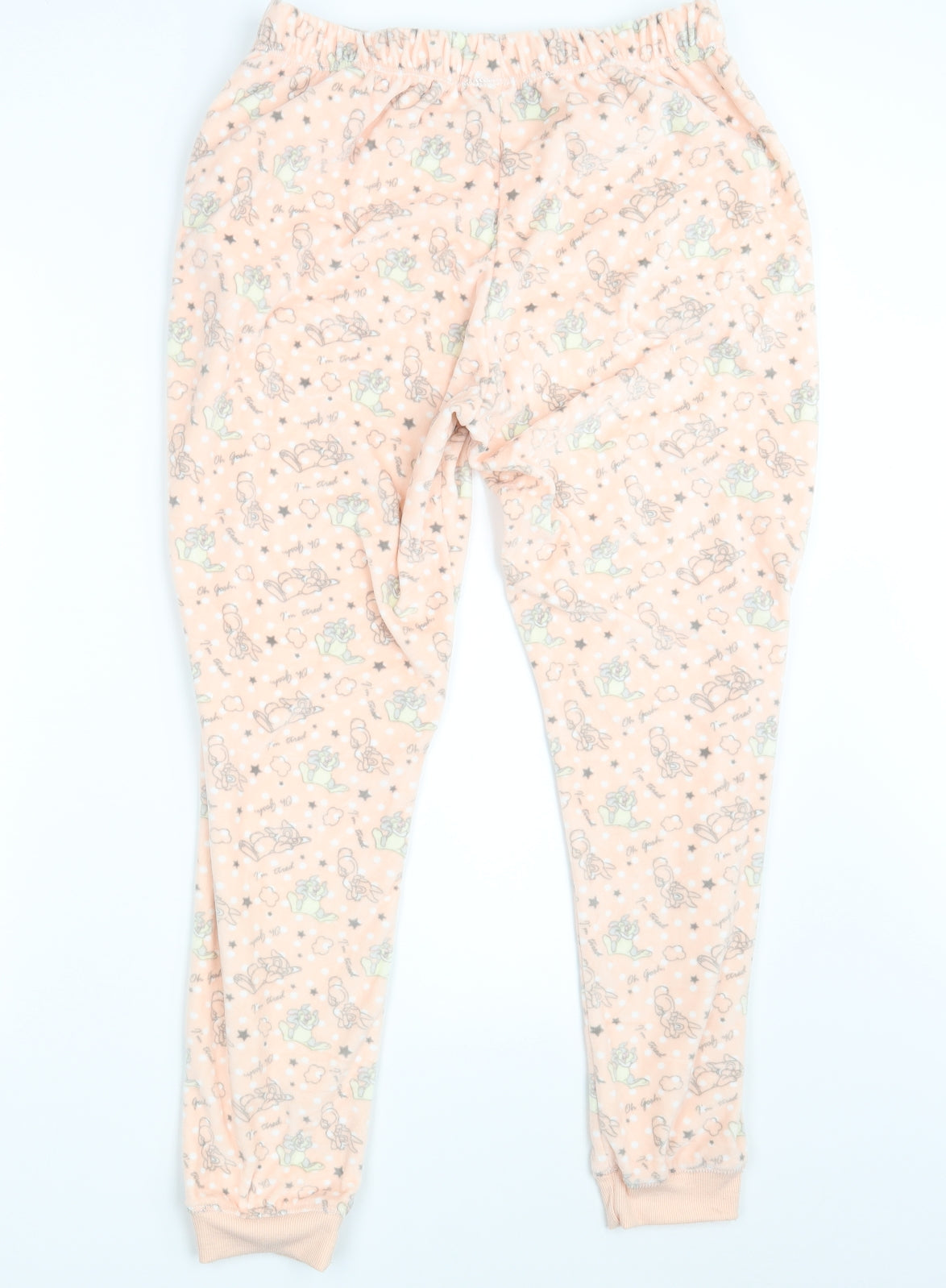 TU Womens Pink Animal Print  Sweatpants Trousers Size 12 L28 in