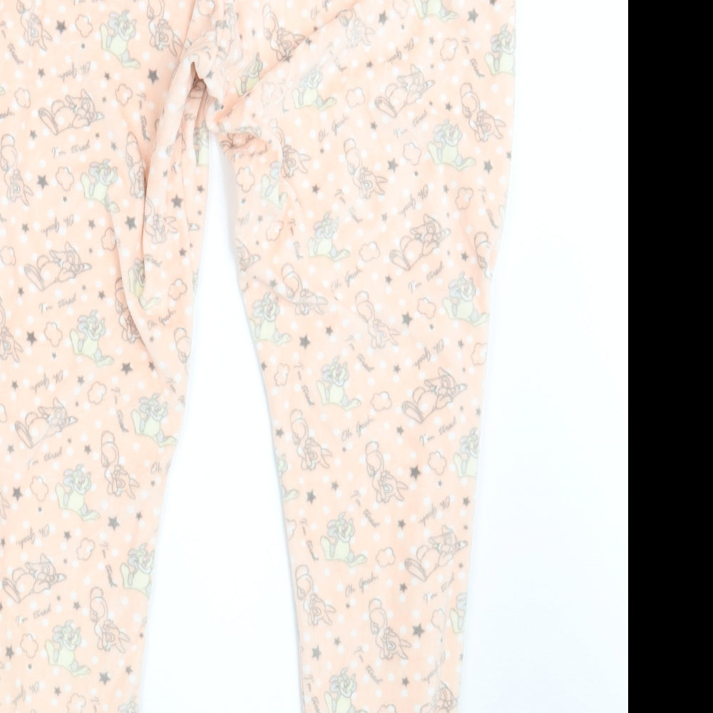 TU Womens Pink Animal Print  Sweatpants Trousers Size 12 L28 in