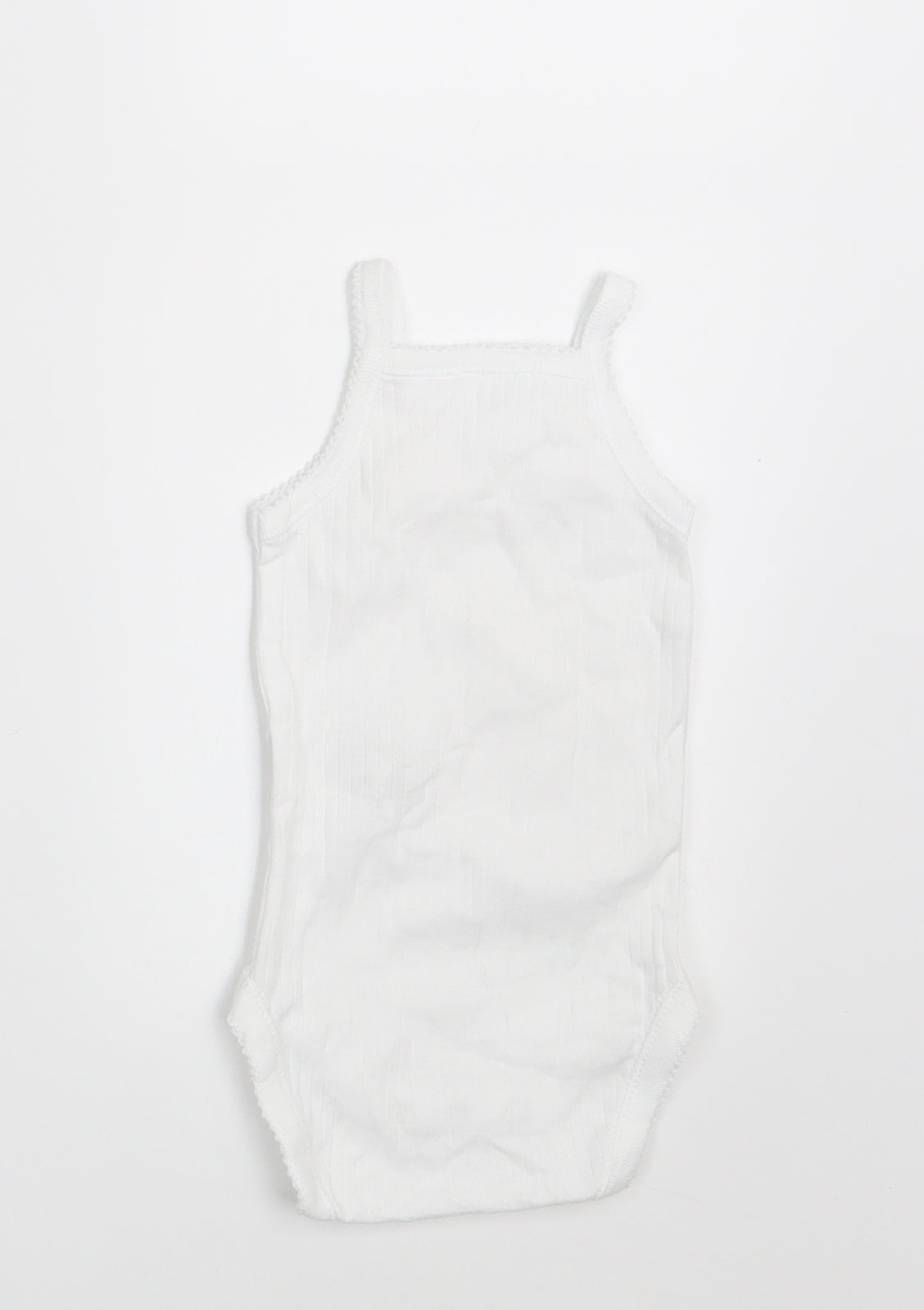 Zara Baby White   Basic Tank Size 0-3 Months