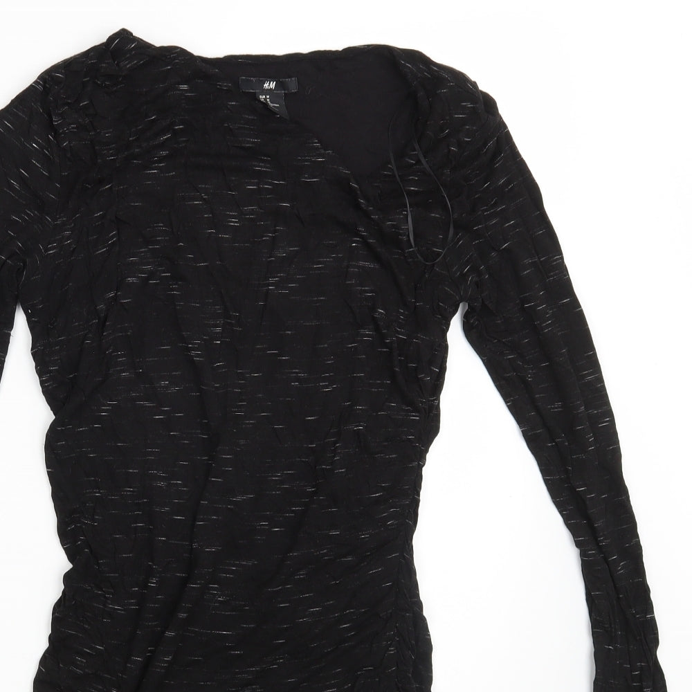 H&M Womens Black   Fit & Flare  Size M