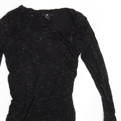 H&M Womens Black   Fit & Flare  Size M