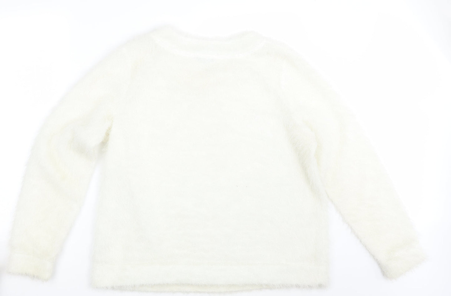 Womens UK Size 18 NEXT Ivory Pullover Jumper